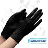 Paramount Paramount100L, Latex Disposable Gloves, 6 mil Palm, Latex, Powder-Free, XL, 1 PK, Black XL